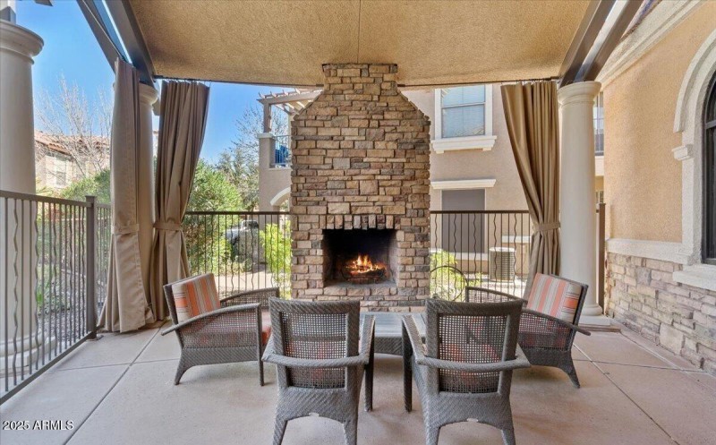 Clubhouse Fireplace