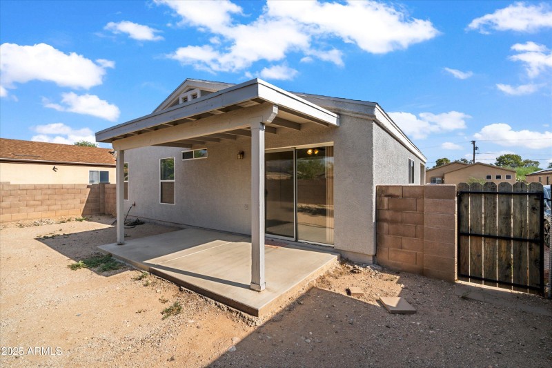 Back Patio & Yard