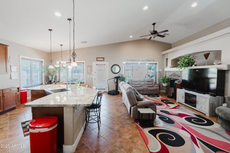 Living and Kitchen
