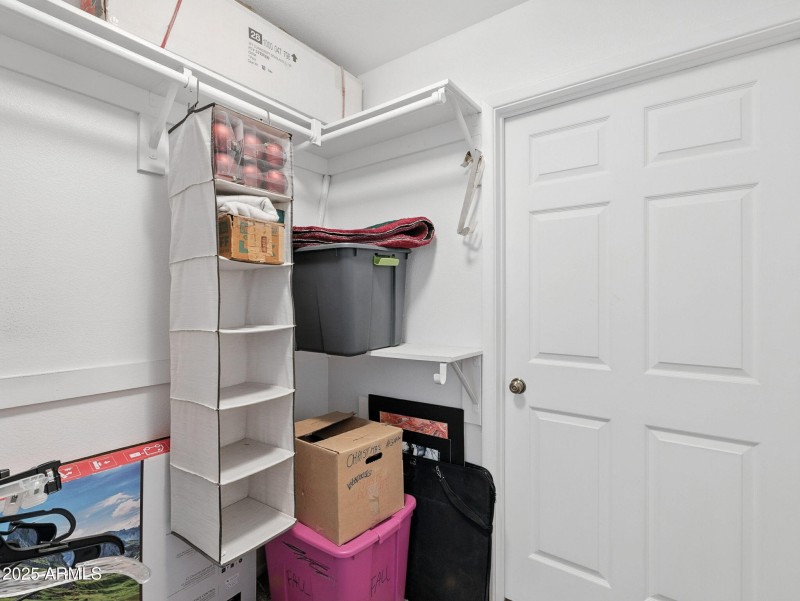 Bedroom One Walk-in Closet