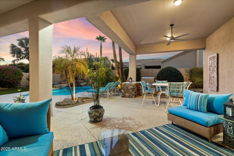 Step onto Covered Patio