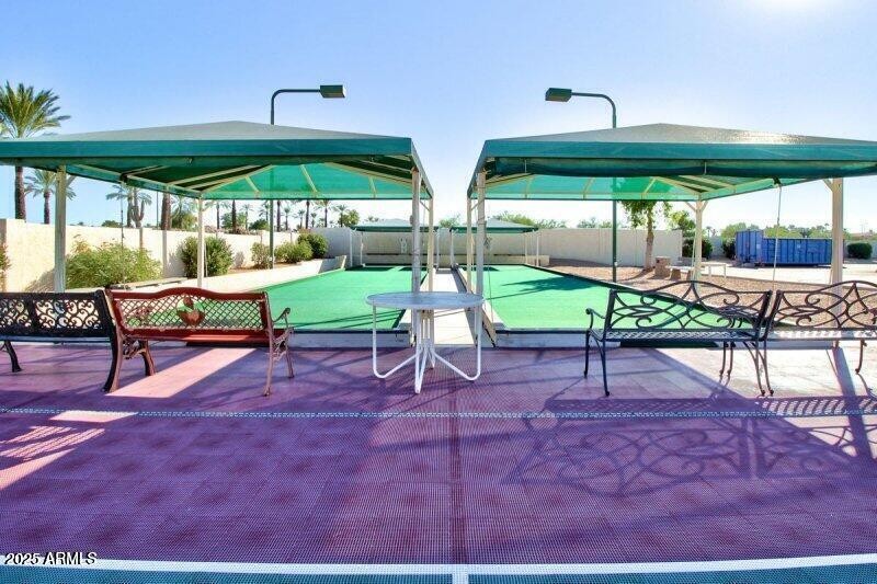Bocce ball courts