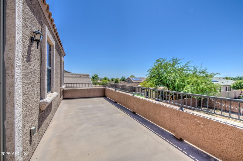 Balcony off master