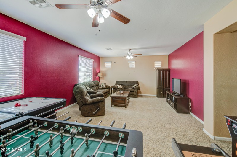 upstairs game room