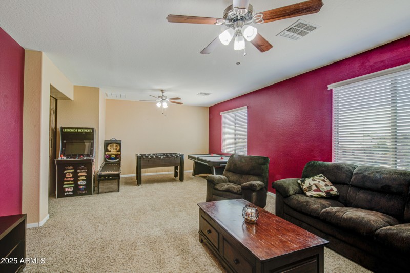 upstairs game room