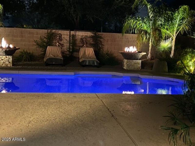 Pool at Night