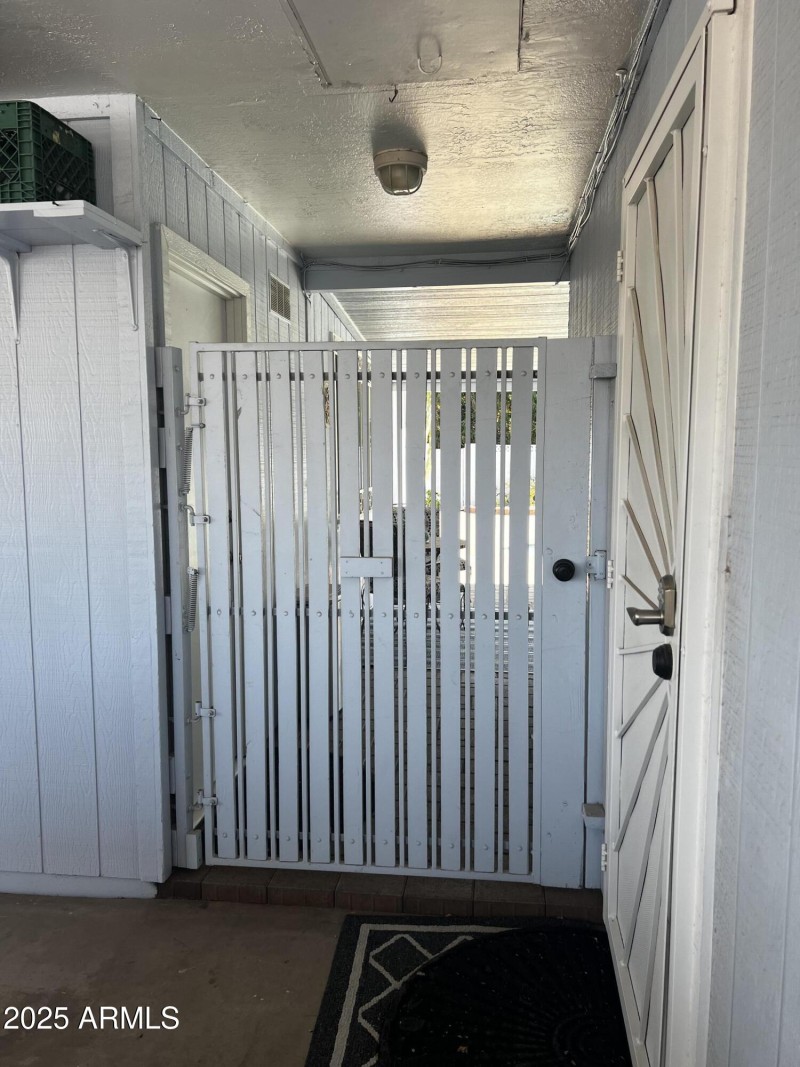 Entrance to Shared Patio