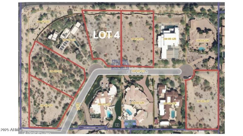 All 5 Red Lined Lots Available