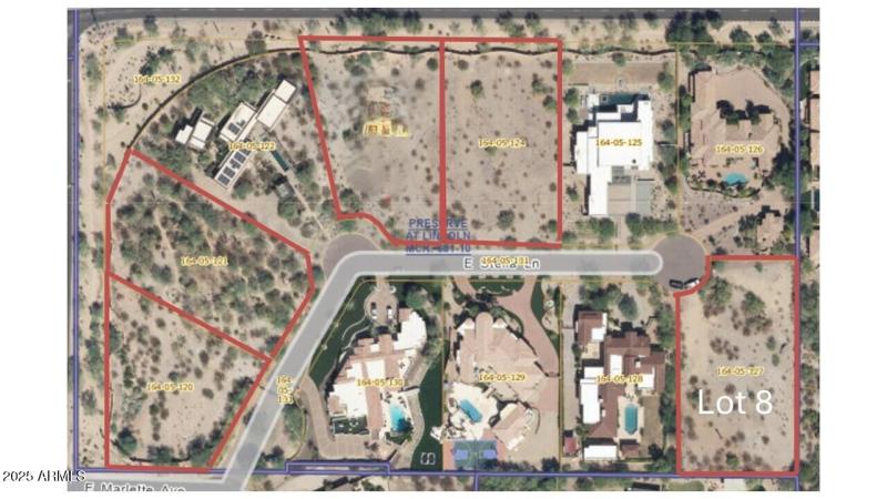 All 5 Red Lined Lots Available