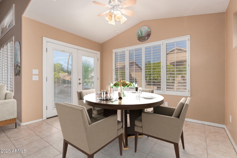 Dining Room Virtually Staged
