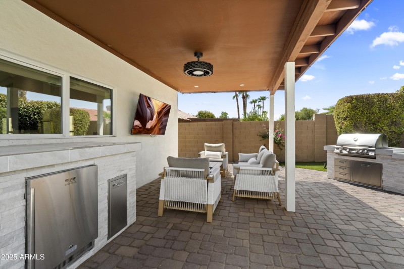 Covered patio