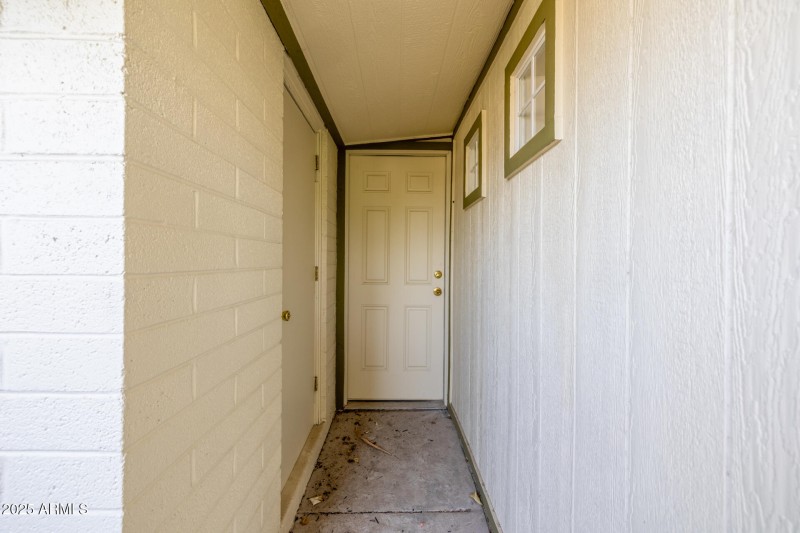 Side Door to Carport