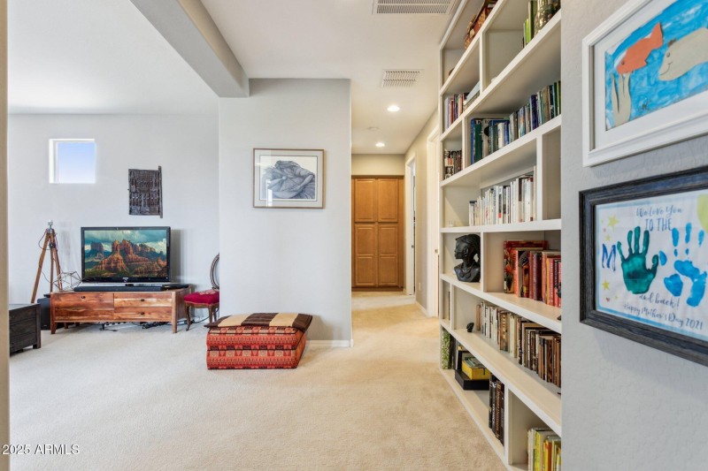 Built in bookcase