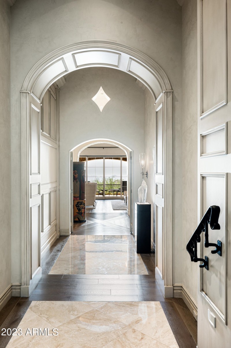 Arched Hall Details