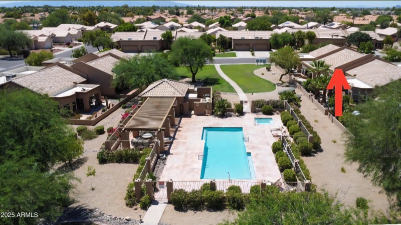 Community pool just steps away!