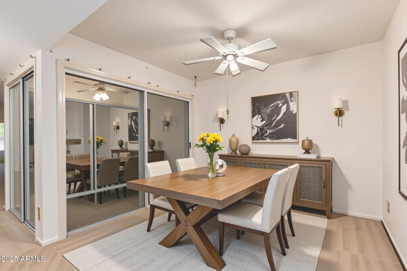 Dining Room Staged