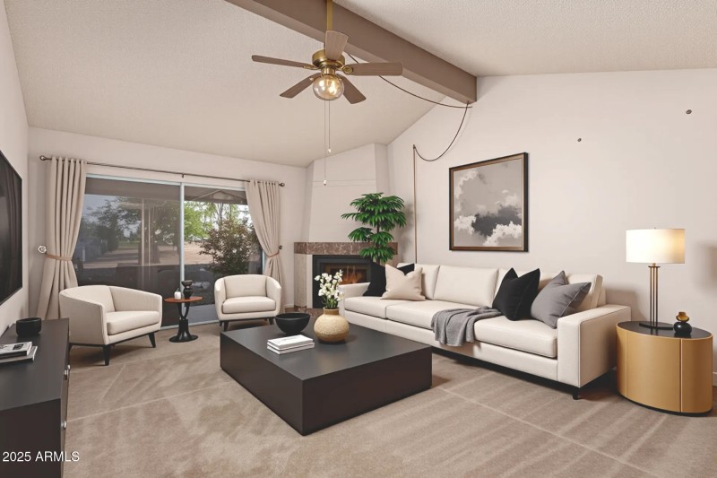 Living Room Staged