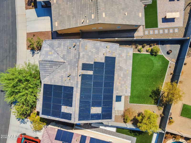 Solar Panels & Lot View