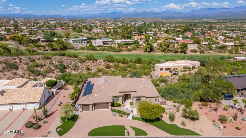 Golf course lot