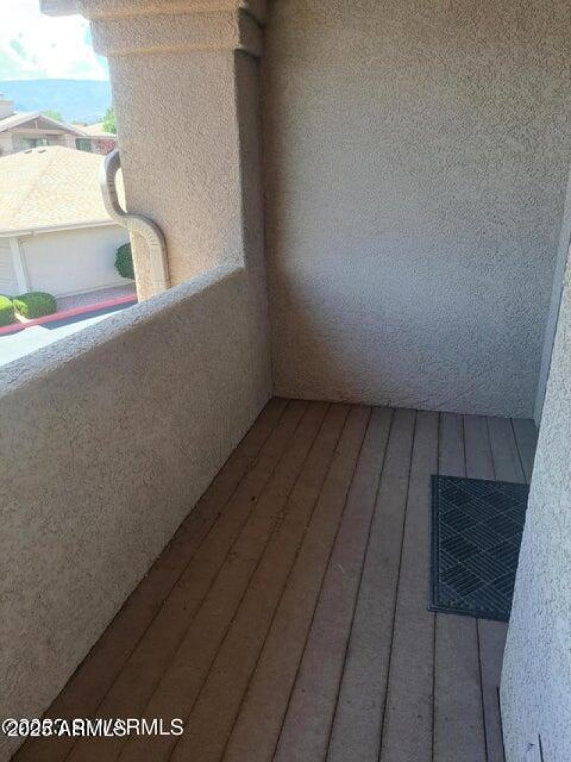 Walks out from Living room