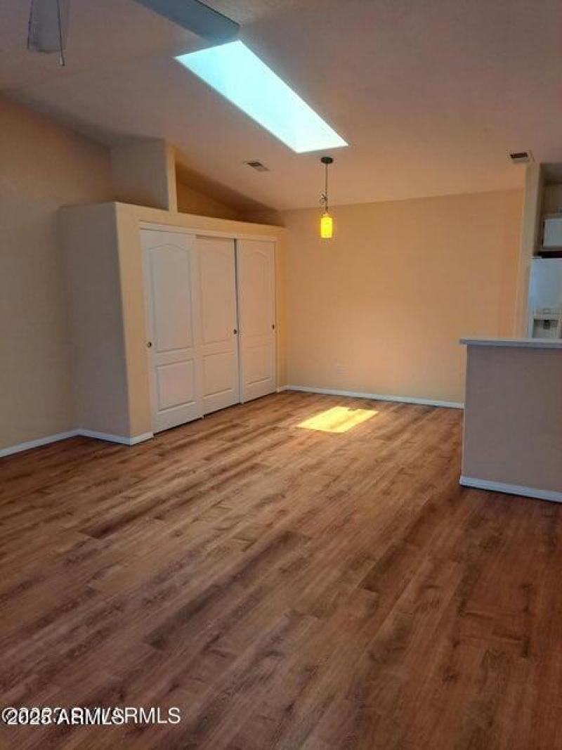 Living Room into Dining and Kitchen