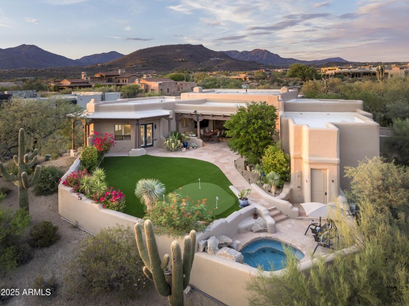Privacy Wall Surrounds Property