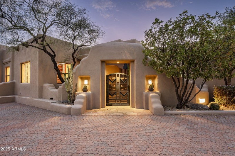 Gated Courtyard Entry