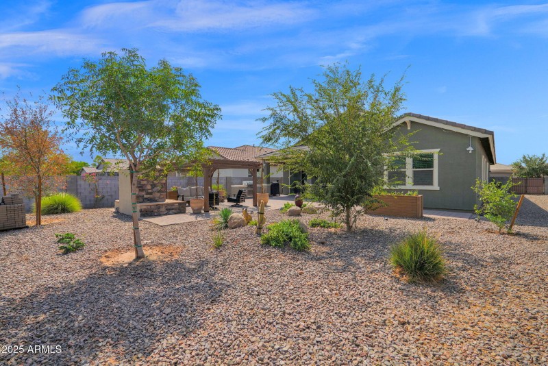 huge back yard