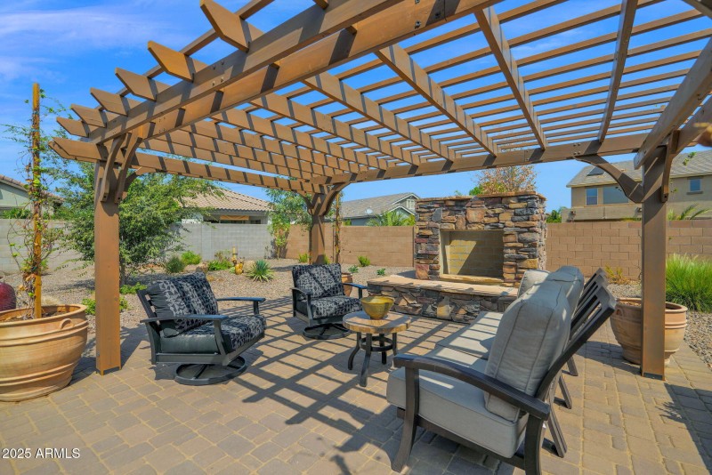 gazebo w/fireplace