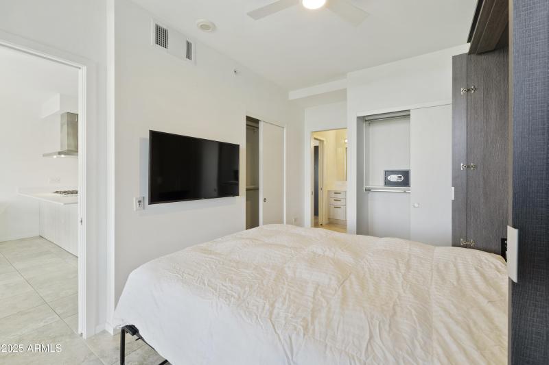 409 Murphy Bed Down with TV