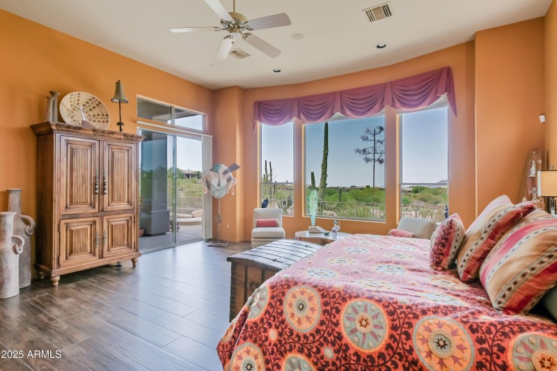 Primary Bedroom w Sweeping Views