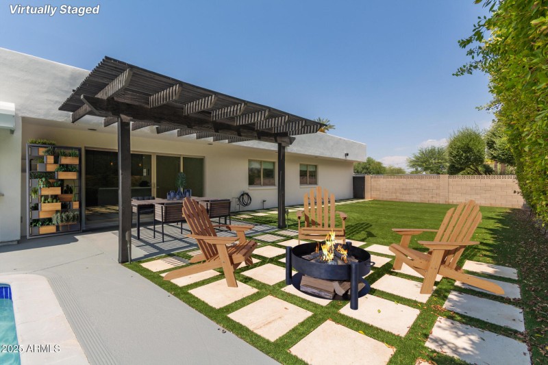 Yard Outside Kitchen