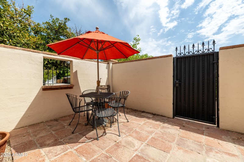 patio off of casita