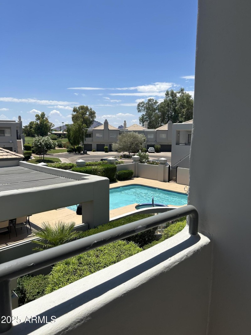 POOL VIEW FROM MASTER PATIO