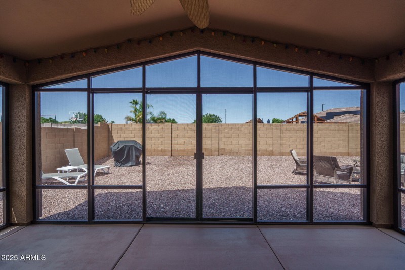 21) ENCLOSED PATIO