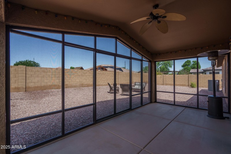 22) ENCLOSED PATIO