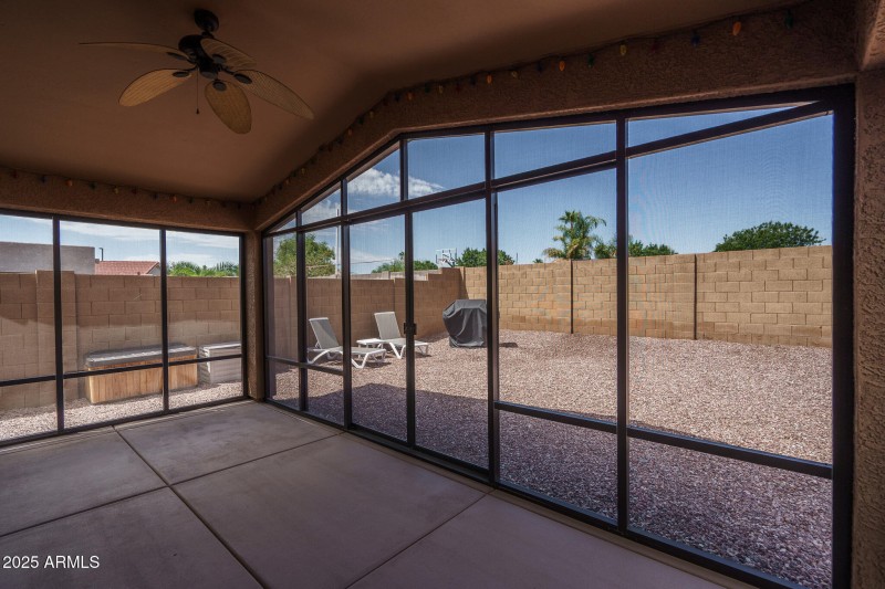 24) ENCLOSED PATIO