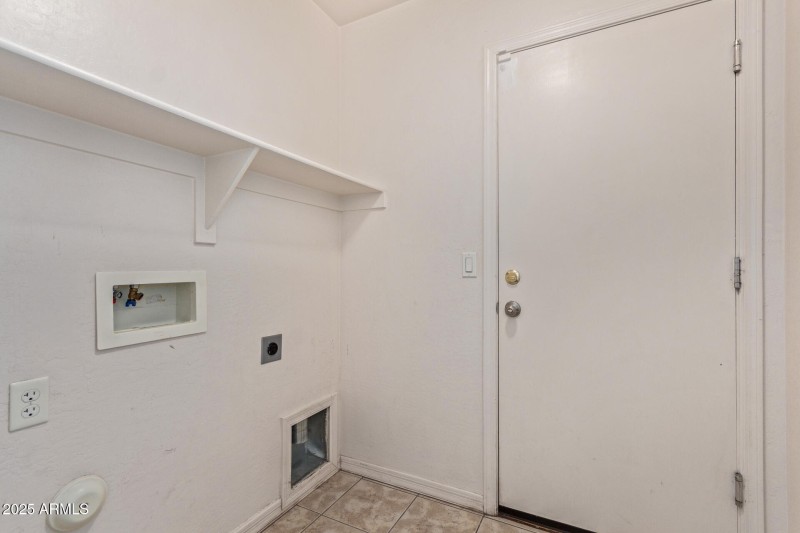 Laundry area