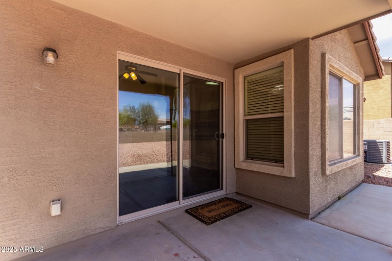 Covered patio