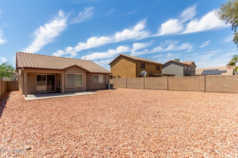 Huge back yard