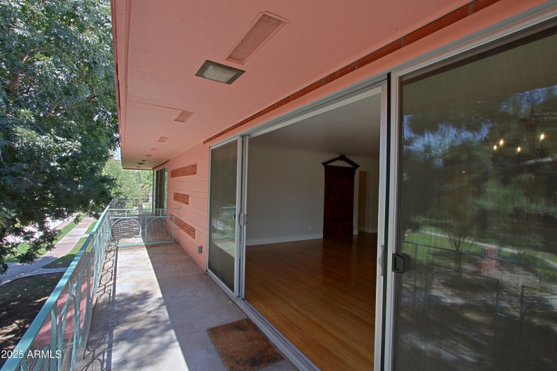Front balcony