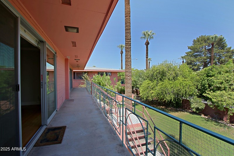 Back balcony