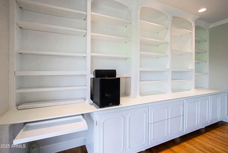 Custom bookshelves