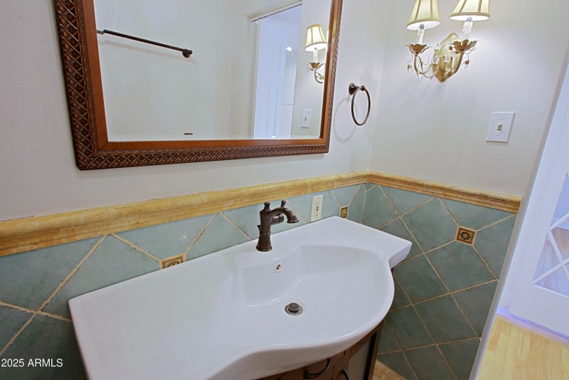 Guest bathroom sink