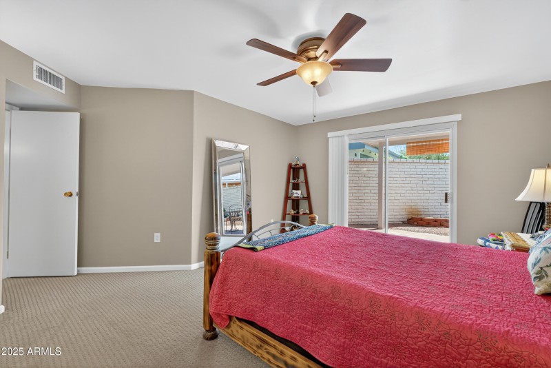 Bedroom 2 w/patio access