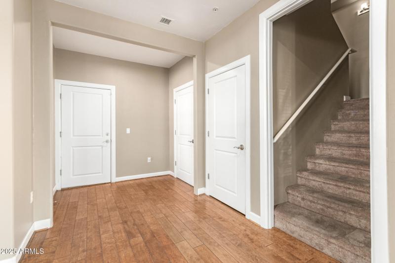 First floor entry