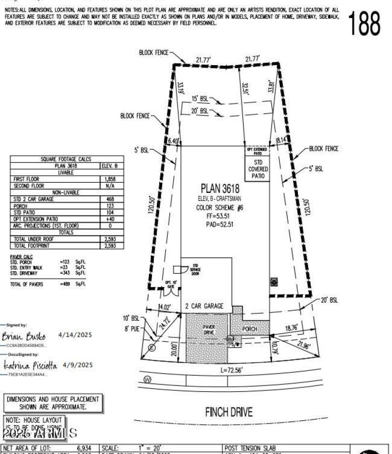 Plot plan 188