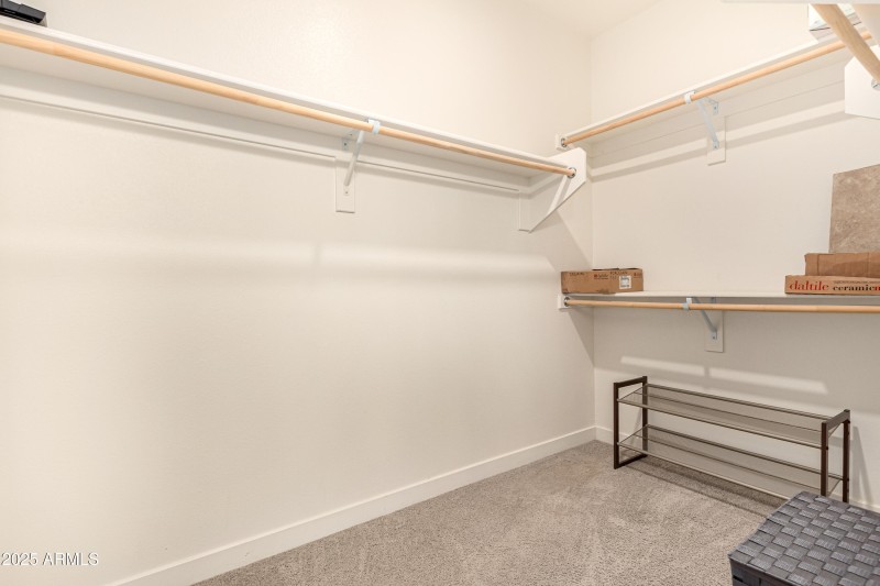 Primary closet