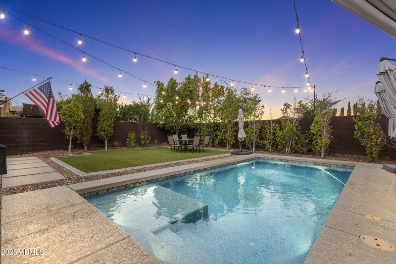 sparkling pool