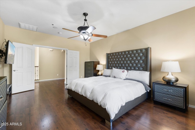 BEDROOM IS PART OF HUGE PRIMARY SUITE
